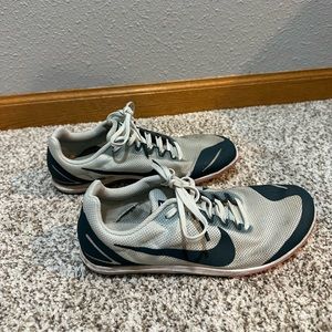 Nike racing spikes, size 9 women’s